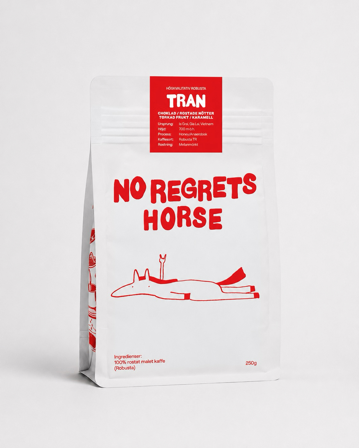 No Regrets Horse - Dark roasted Vietnamese coffee